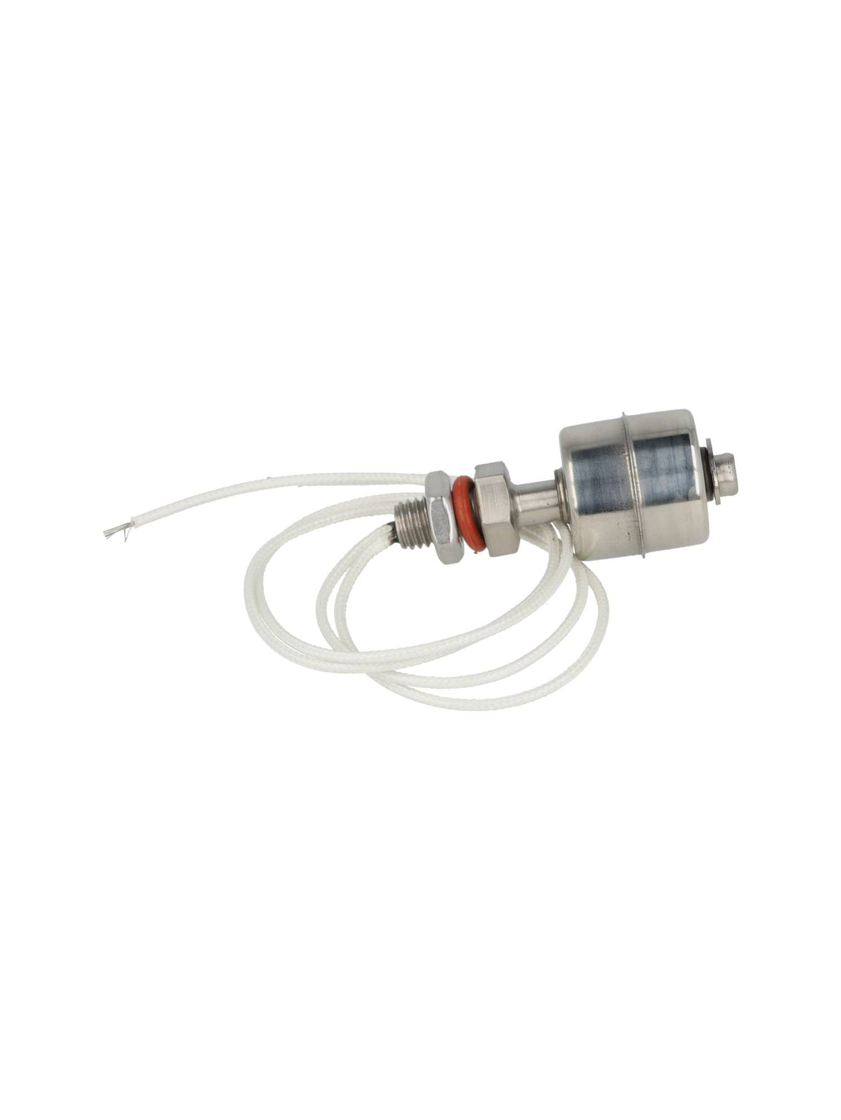 TP-LS45 — FLOTADOR DE NVEL MINI RECTO 45mm ACERO INOX. 0-220VCA/CD, 0.8A, TEMP. 30- 120GRADOS