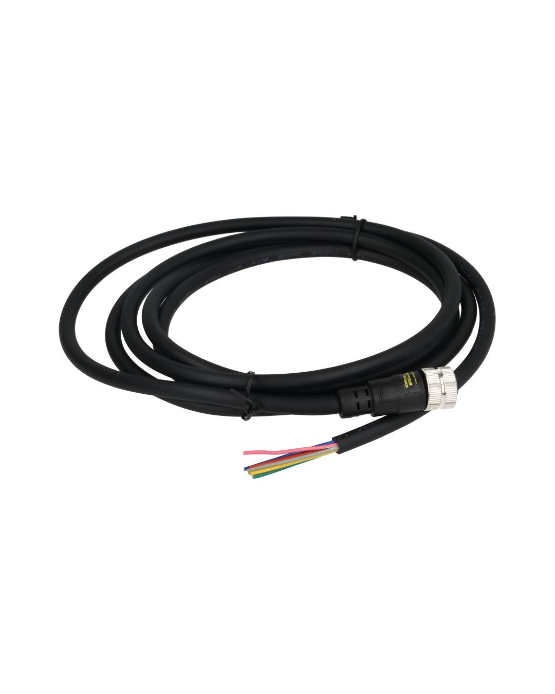 TP-M12-8FS2 — CONECTOR M12,8 PIN HEMBRA RECTO,2 MTS.