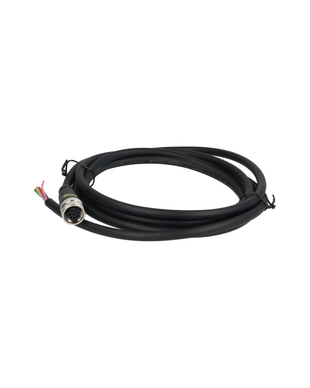 TP-M12-8FS2 — CONECTOR M12,8 PIN HEMBRA RECTO,2 MTS.