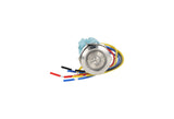 TP-ML25-PR110 — INTERRUPTOR METALICO 25mm 110V ON-OFF2P2T (SIMBOLO POWER)