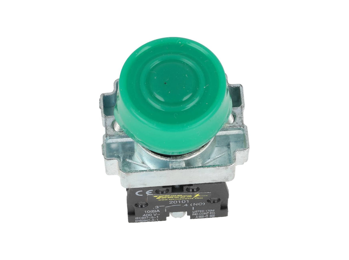 TP-P22S-G — PULSADOR NA VERDE*NO SON A PRUEBA DE EXPLOSION*
