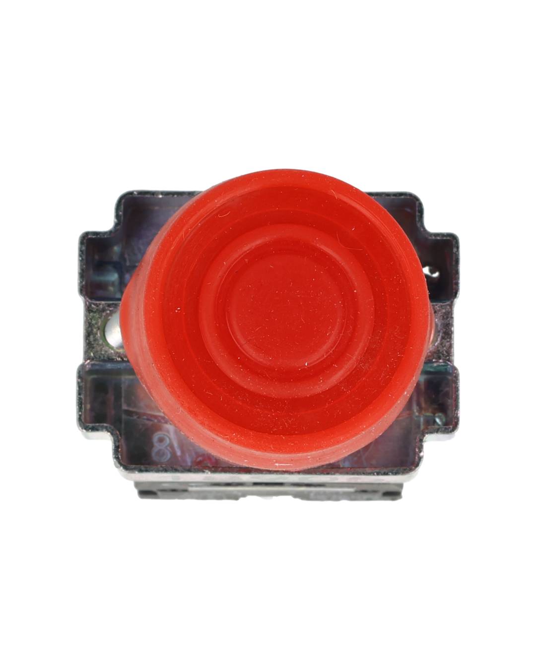 TP-P22SS-R — PULSADOR CON CAPUCHON ROJO*NO SON A PRUEBA DE EXPLOSION*