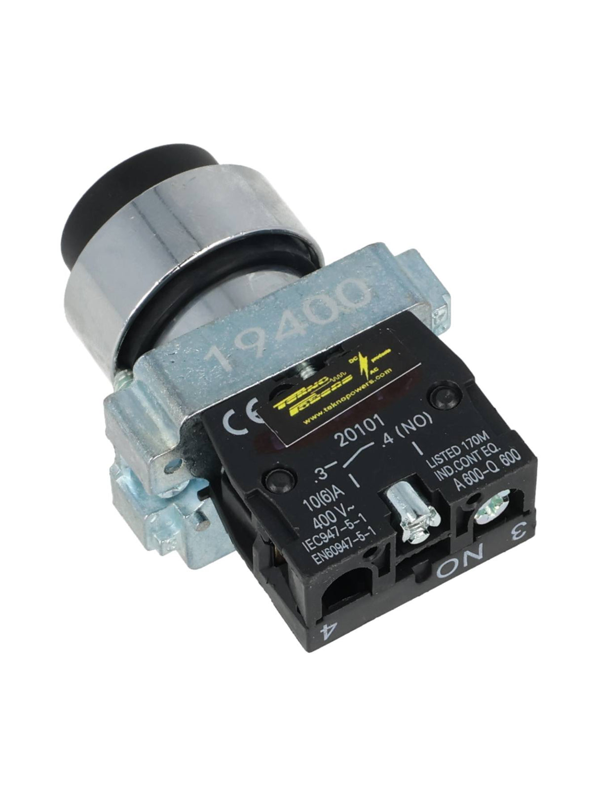 TP-R22-2K — SELECTOR CON LLAVE 2POS 22mm NA 10A 400V*NO SON A PRUEBA DE EXPLOSION*