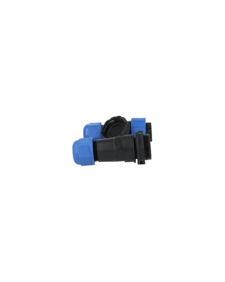 TP-SP20-S10P — PCONECTORES EXTENSION/RECTO (PAR) 10PIN, IMPERMEABLES IP68, 5A/250VCA, DIAMETRO DE BARRENO 20mm, PIN COBRE CHAPEADO EN DORADO/PLATEADO