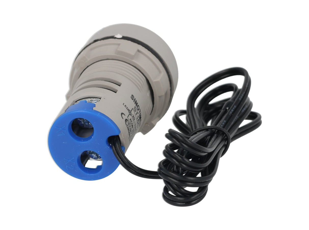 TP-T22 — TERMOMETRO P/TABLERO -20 a 120 GRADOS CE LCIUS, ALIMENTACION 50-380VCA, PRECISION +/- 1 GRADO, BARRENO 22MM