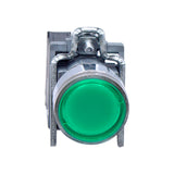 TP-XB4-LG | BOTON PULSADOR METALICO CON LED VERDE NA22mm 220/240VCA *NO SON A PRUEBA DE EXPLOSION*