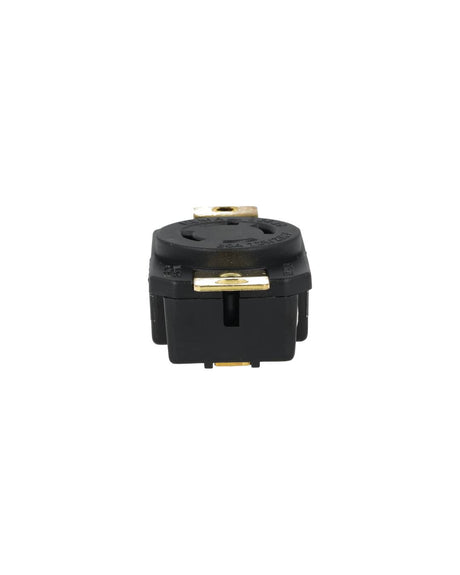 WJ-6420B — CONTACTO INDUSTRIAL CON SEGURO 20A/125VCA-250VCA, 3 POLOS (3 PHASES) + TIERRA, MONTAJE A PANEL